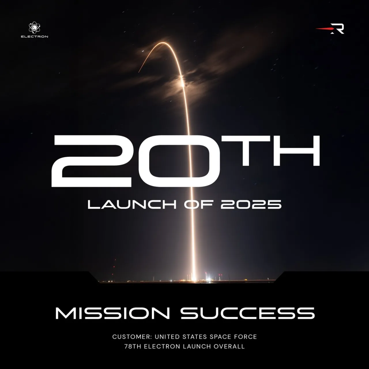 RocketLab Electron, 2025'te Rekor Kırdı: 20 Başarılı Fırlatma