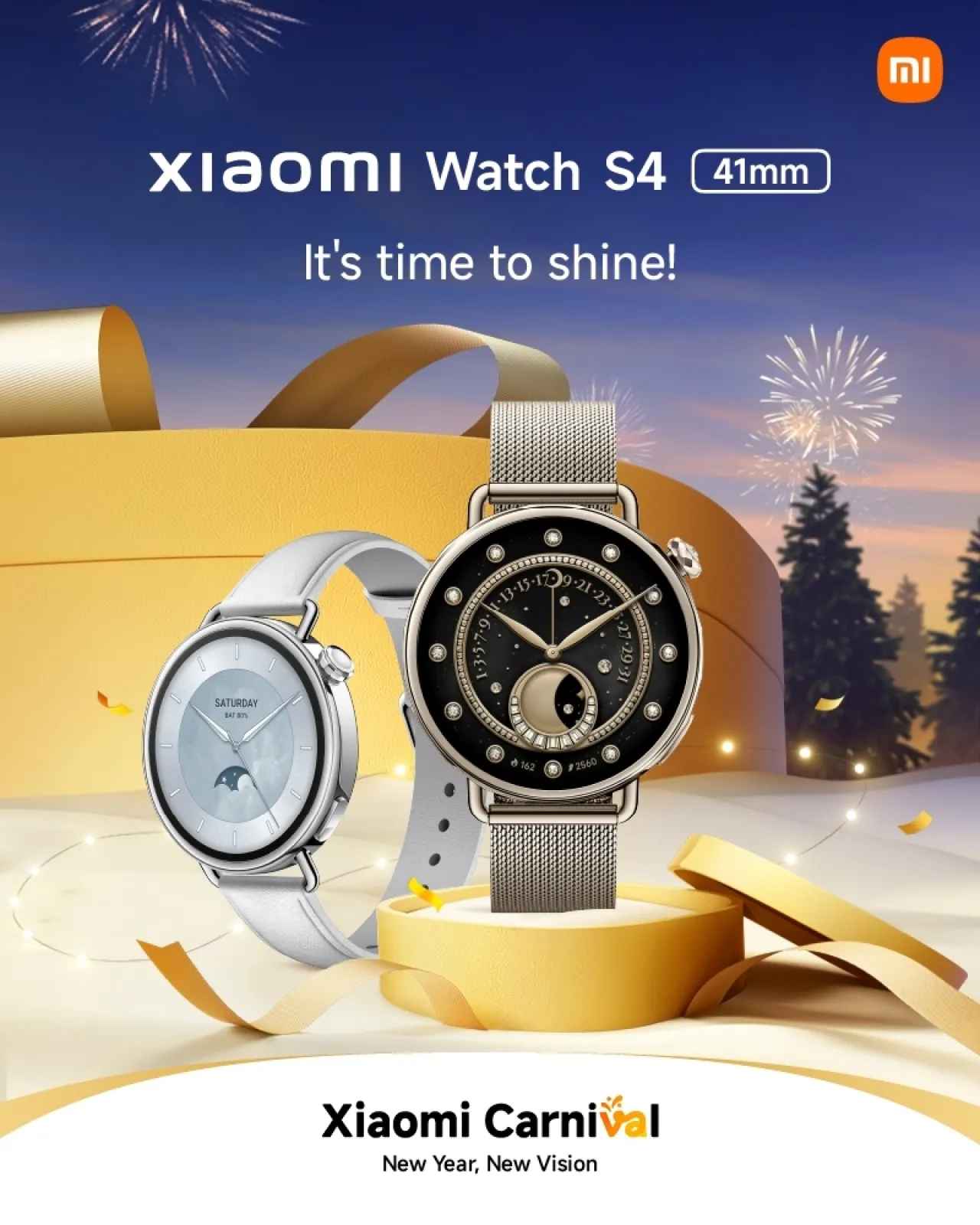 Xiaomi Watch S4 Yeni Yıla Sağlıklı Bir Başlangıç Vadediyor