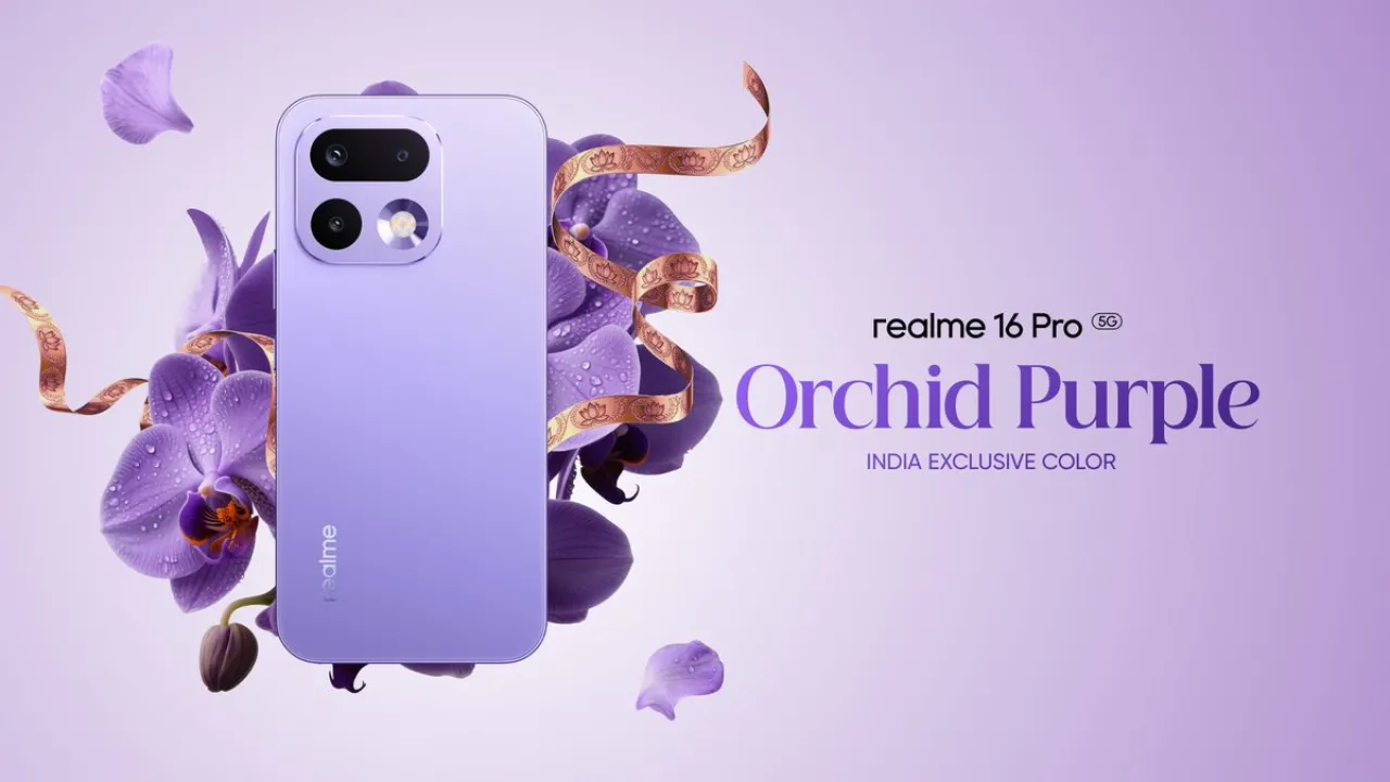 Realme 16 Pro'nun Göz Alıcı 'Orchid Purple' Rengi Sadece Hindistan'a Özel Olarak Tanıtıldı