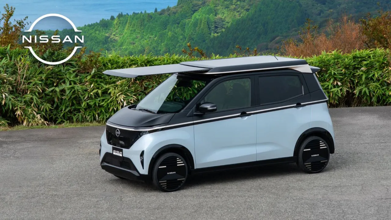 Nissan, Açılır Solar Panel Sistemi ile Elektrikli Araçların Menzilini Artırıyor