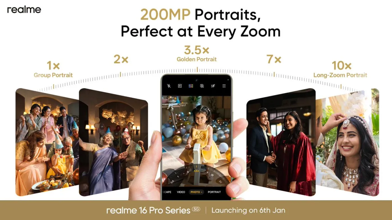 realme 16 Pro Serisi, 6 Ocak'ta Görücüye Çıkıyor