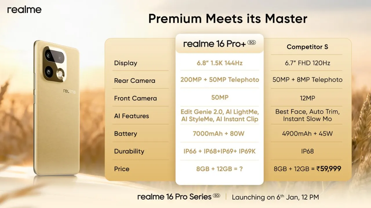 Realme, Yeni Nesil Akıllı Telefon Serisini Tanıttı