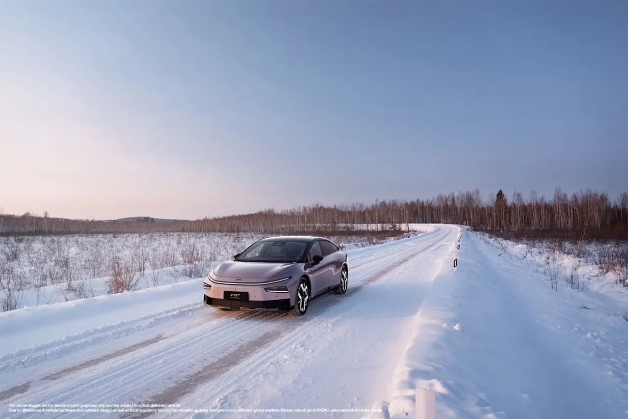 Xpeng P7'nin Zarif Tasarımı ve Teknolojisi Kış Şartlarında Sınandı