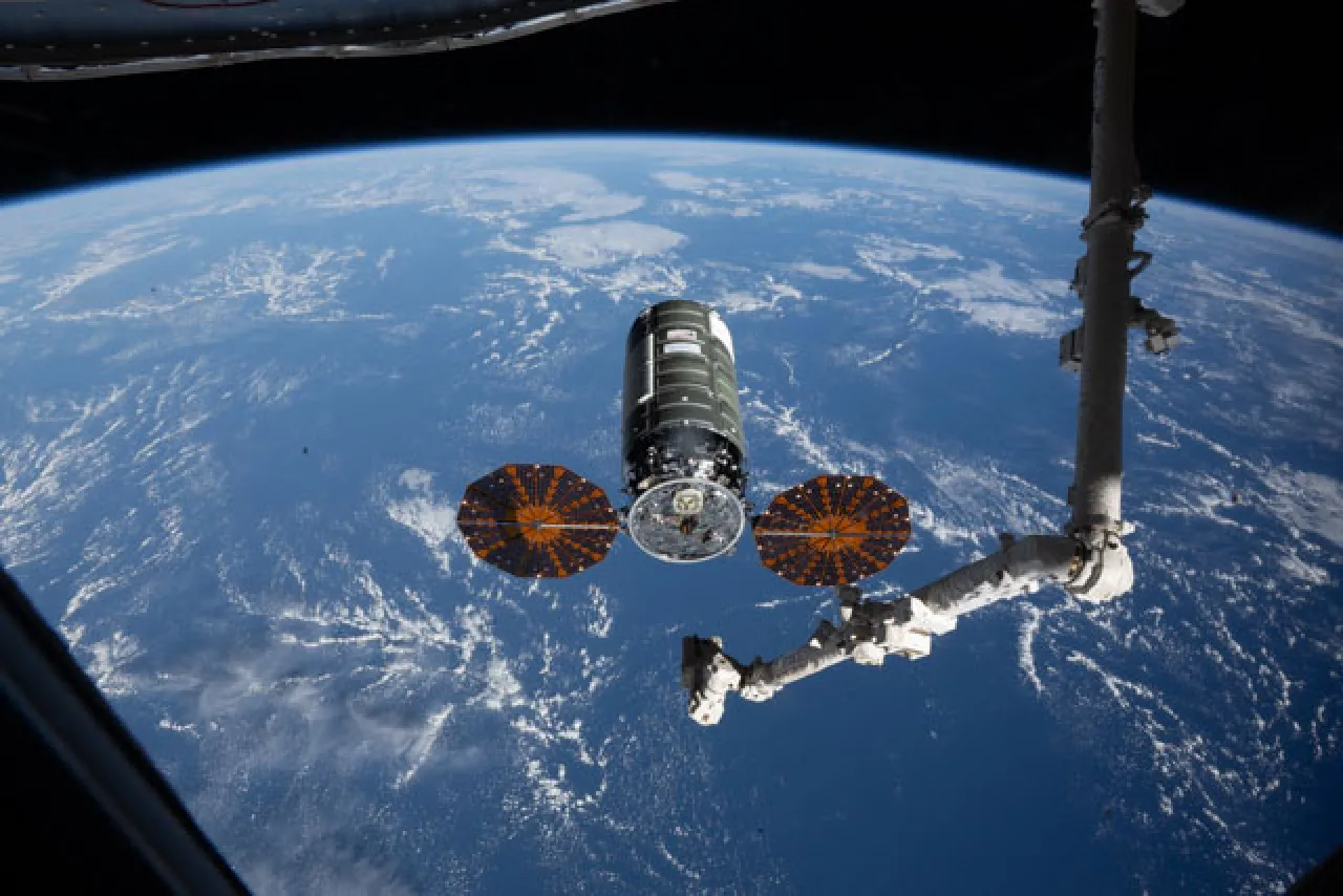 NG-24 Cygnus Uzay Aracı ISS Tarafından Yakalandı