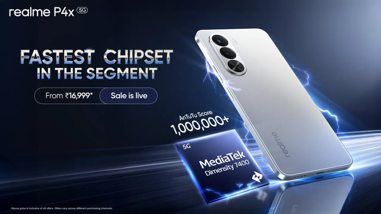 Realme P4x 5G Satışa Çıktı: 1 Milyon AnTuTu Skoru ve VC Soğutma