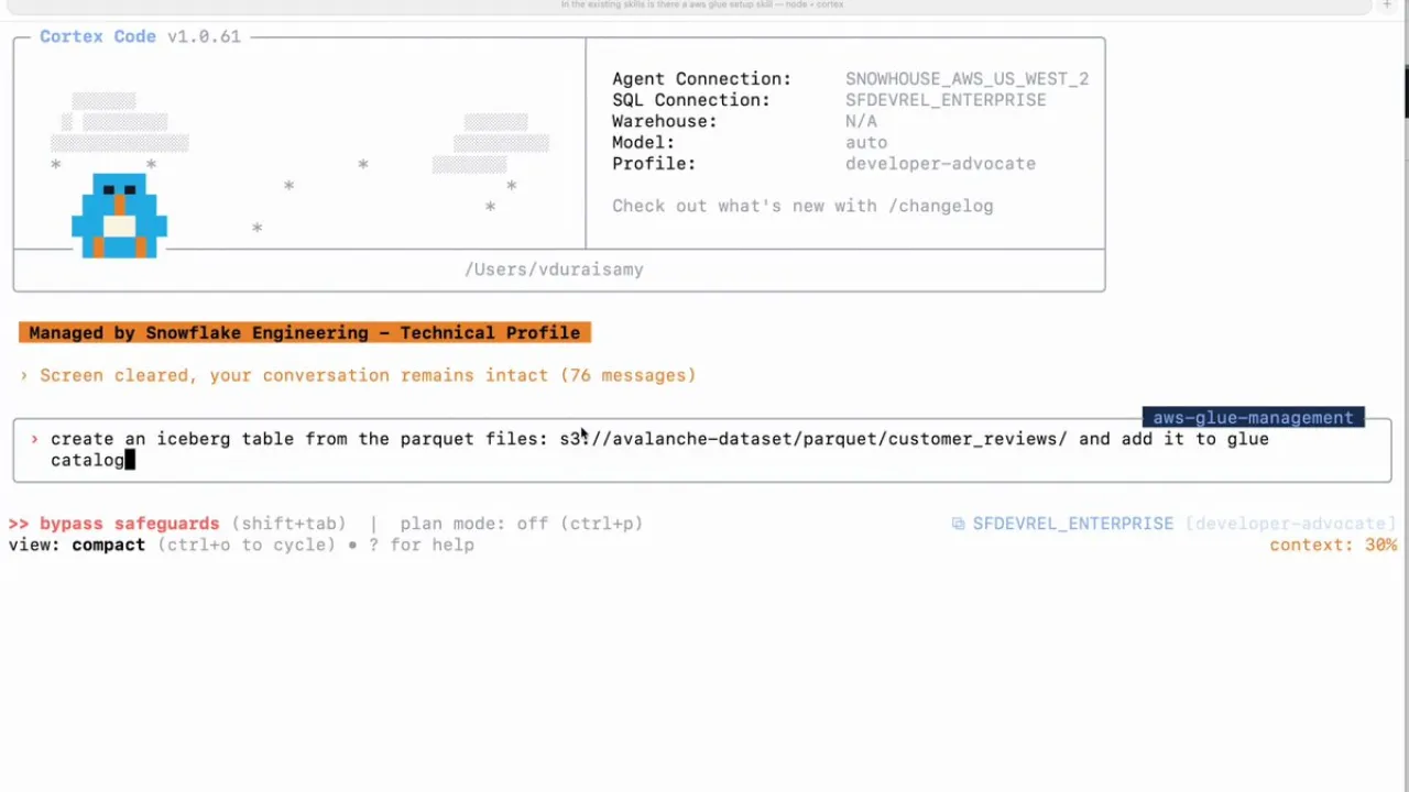 Snowflake Cortex Code, AWS Glue, Databricks ve Postgres Desteğiyle Veri Ekiplerinin İşini Kolaylaştırıyor
