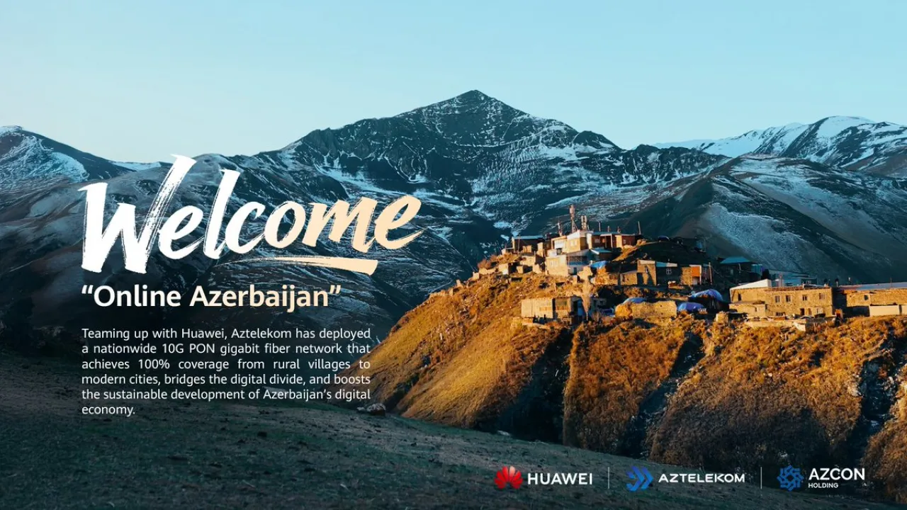 Huawei, Azerbaycan'ın Uzak Dağ Köyü Khinalig'e Fiber İnternet Getirdi