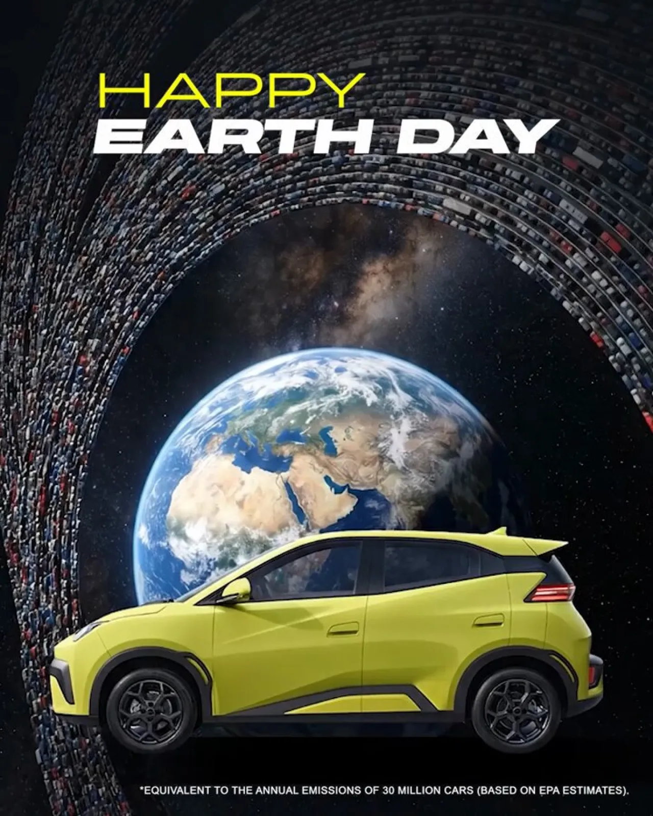 BYD Elektrikli Araçları 136 Milyar Kg Karbon Emisyonunu Önledi