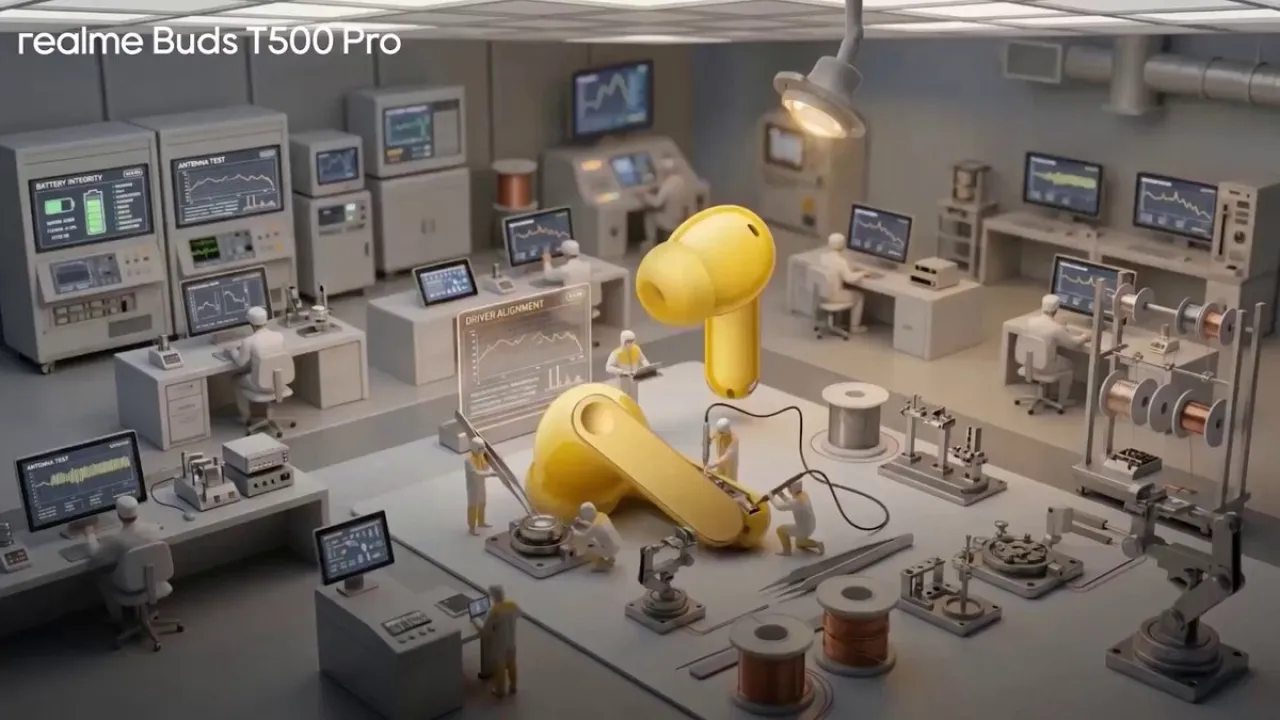 Realme Buds T500 Pro Çıktı: 12.4mm Hi-Res Ses Sürücüleri ve Dinamik Ses Deneyimi